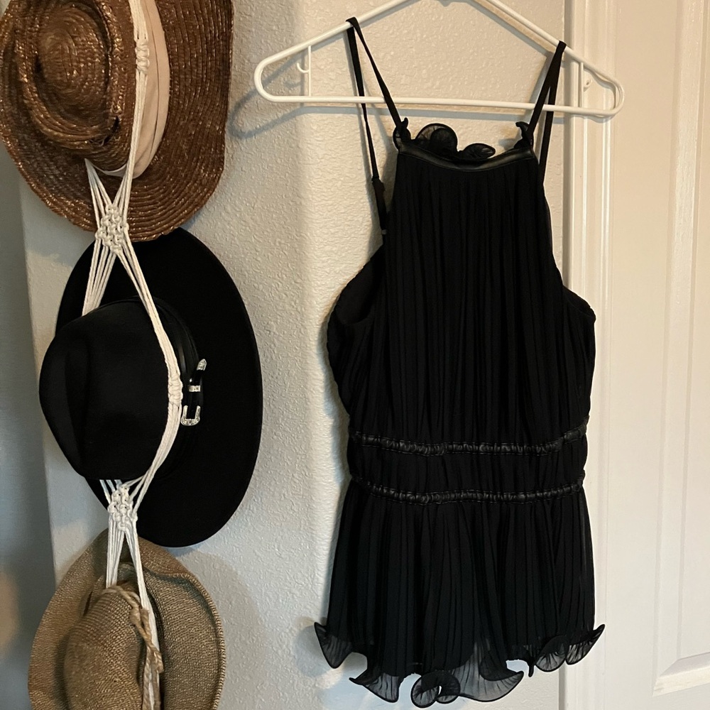 BCBGMaxAzria Classic Black Top